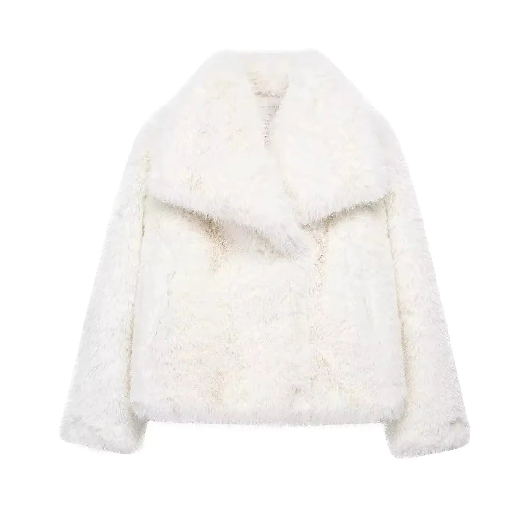 Santier® | Premium Faux Fur Coat